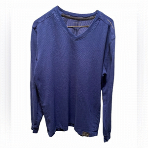 Calvin Klein Jeans Blue V Neck Sweater Large